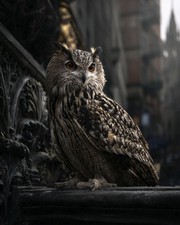 Owl Nature Wall Art Print 8x10 Wildlife Bird Decor - 260330150