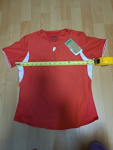 PRINCE WOMEN'S RED AEROTECH SHIRT SMALL - Picture 2 of 13