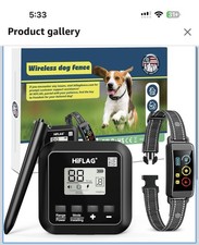 2025 AI Technology Rechargeable Wireless Dog Fence System Electric Dog Fence
