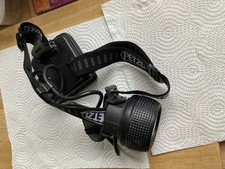 Vintage Petzl Zoom Head Torch, new strap fitted.