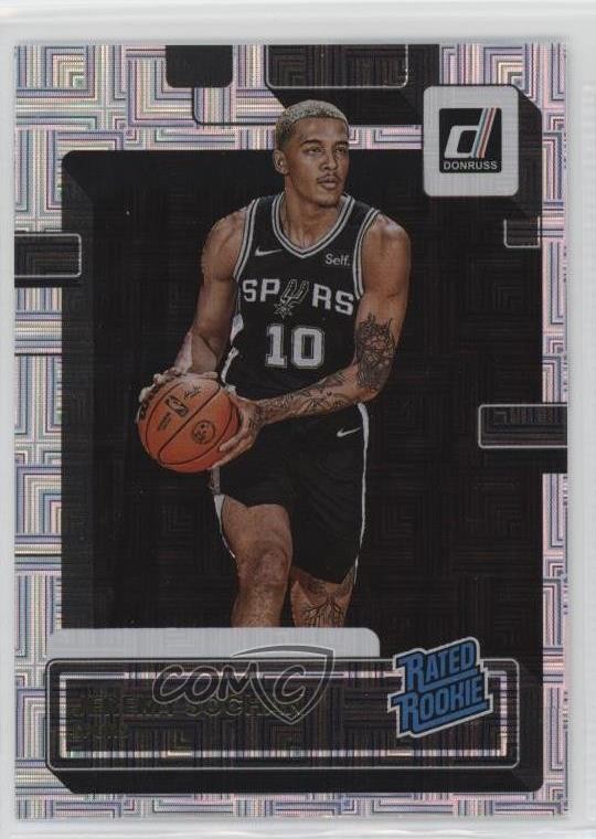 2022-23 Panini Donruss Rated Rookie Choice Jeremy Sochan #209 02g4