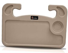 2 in 1 Car Steering Wheel Desk   Steering Wheel Tray for Laptop, Beige