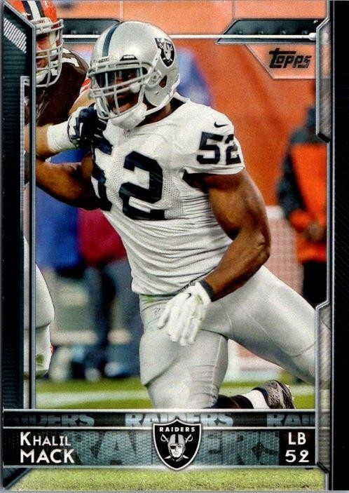 2015 Topps #145 Khalil Mack Super Bowl 50