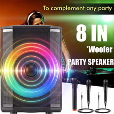 Portable 9500W Bluetooth Speaker Sub Woofer Heavy Bass Stereo Sound System Party