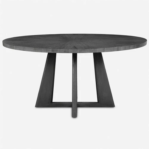 Uttermost 24279 Pulsar 60" Diameter Acacia Wood Dining Table - Grey - Picture 1 of 4