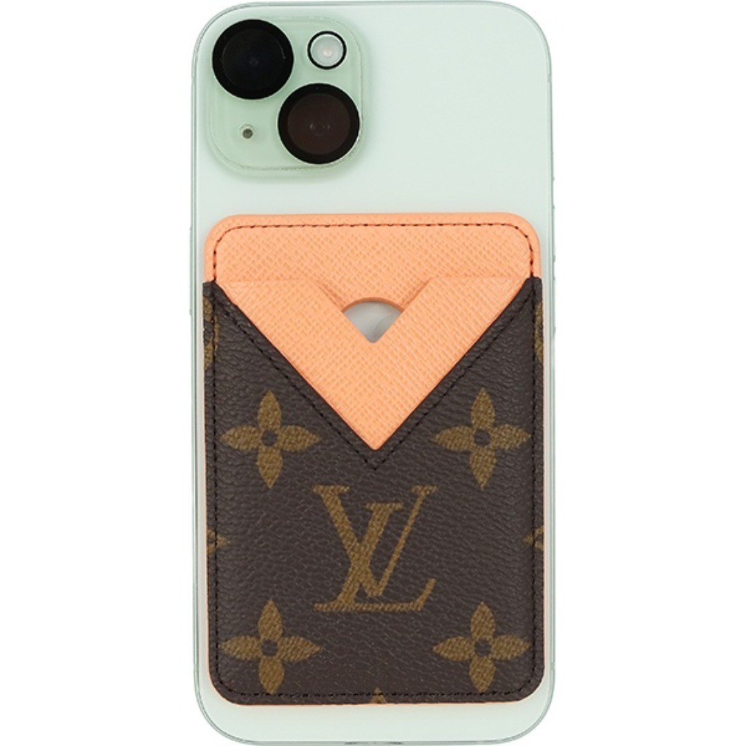 Louis Vuitton Porte Cart Magnet Monogram Orange Card Case Pass