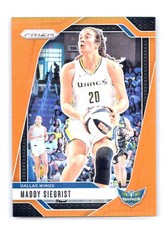 2024 Panini Prizm WNBA #94 Maddy Siegrist Orange 3/99 Dallas Wings