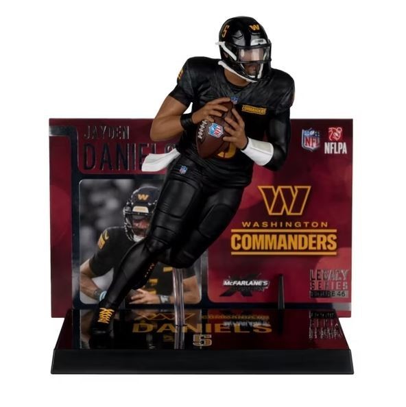 McFarlane NFL Football Legacy 7" Figure Jayden Daniels Commanders Alternate