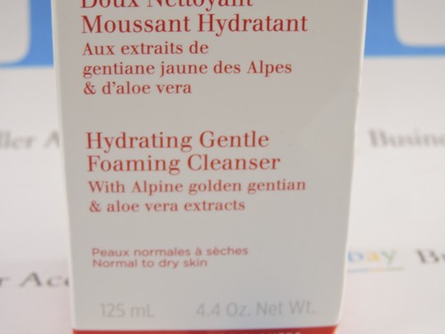 Clarins Hydrating Gentle Foaming Cleanser Alpine Gold Aloe Vera Dry Skin 125ml - Picture 2 of 5