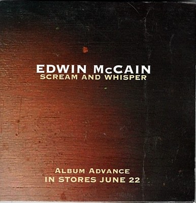 Scream & Whisper ~ Edwin McCain ~ Rock ~ CD ~ Good