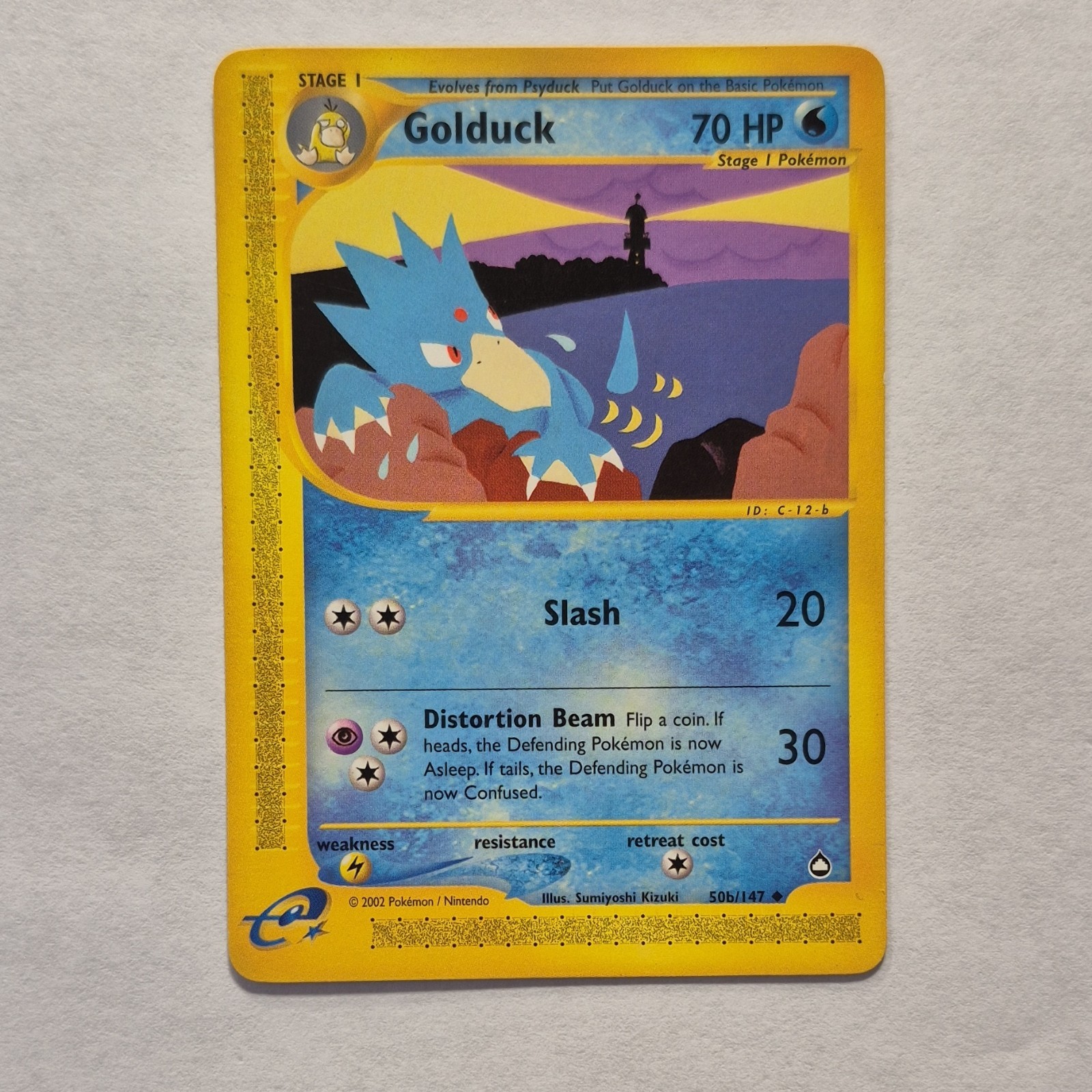 Pokémon Golduck 70 HP Aquapolis Uncommon 050b/147 Stage 1 Regular English