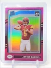 JAYDEN DANIELS 2024 DONRUSS OPTIC RATED ROOKIE PINK PRIZM RC Q0899
