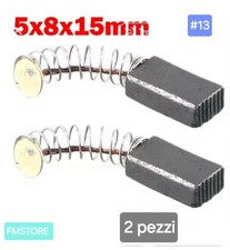 2 Pz  Spazzole carboncini 5x8x15 mm per Smerigliatrice Angolare Trapano Bosh #13