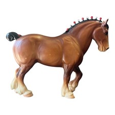 Vintage Breyer Traditional Clydesdale Stallion #80 Muscles Made in USA 1970s