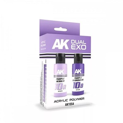 AK Interactive AK1554 - Purple Nebula & Purple Andromeda 2x60ml - Neu