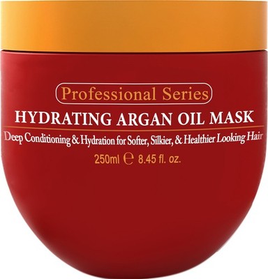 Arvazallia Hydrating Argan Oil Hair Mask and Deep 8.45 Fl Oz - Jar, WHITE