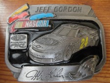 NASCAR JEFF GORDON 24 DUPONT MONTE CARLO METAL LIMITED ED. BELT BUCKLE 1995