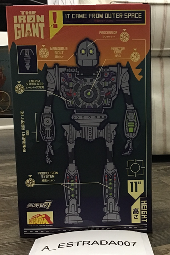 Super7 The Iron Giant Super Cyborg - The Iron Giant Clear Actionfigur Deadstock - Bild 7 von 13