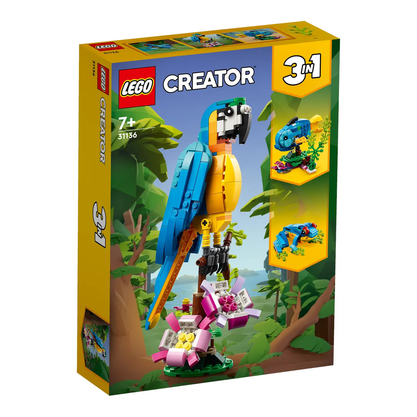 Lego Gelb Bausätze Der Exotische Papagei Creator - Image 17