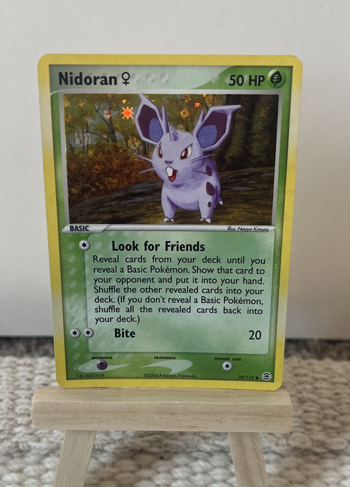 Nidoran F 70/112 EX FireRed & LeafGreen Reverse Holo