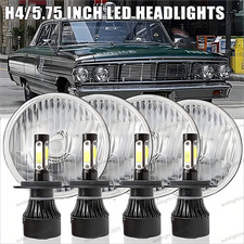 For Ford Galaxie 500-1962-1974 4pcs 5.75 5-34inch Round Led Headlights Upgrade For Ford Galaxie 500-1962-1974 4pcs 5.75 5-34inch Round Led Headlights Upgrade