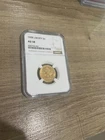 1908 GOLD USA $5 DOLLAR LIBERTY HEAD HALF EAGLE COIN NGC AU58