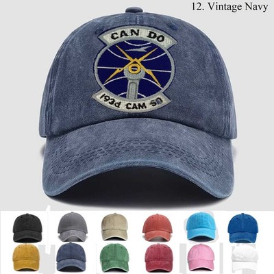 Customized Embroidered Hat Usaf Pennsylvania Ang 193rd Cam Squadron, Trucker Hat