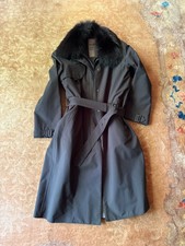 Prada two piece coat w puffer jacket w fur collar