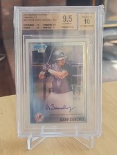 2010 Bowman Chrome Gary Sanchez Auto/autograph Rookie RARE BGS 9.5/10