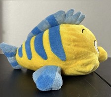 10  The Disney Store The Little Mermaid Flounder Plush Toy