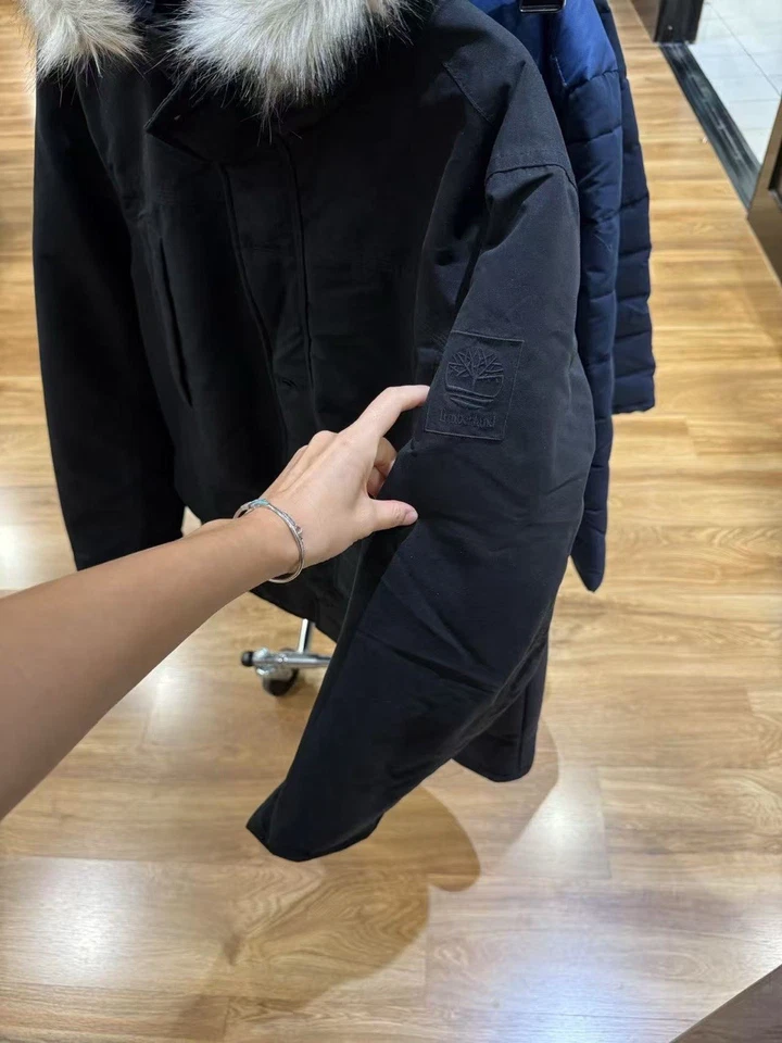 ¡Nuevo! ¡Chaqueta acolchada negra Timberland’s para hombre! Talla XL Foto 2 de 4