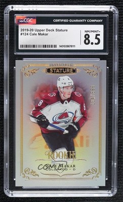 2019 Upper Deck Stature Rookies 104/399 Cale Makar #124 CGC 8.5 Rookie RC 0lv3