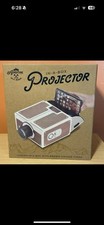 NEW Smart Phone Projector In-A-Box Portable Home Cinema In A Box Brown Finish