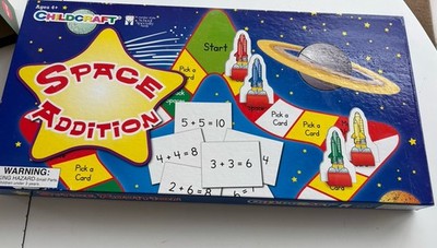 Childcraft Space Addition educational board game for children aged 4 and older