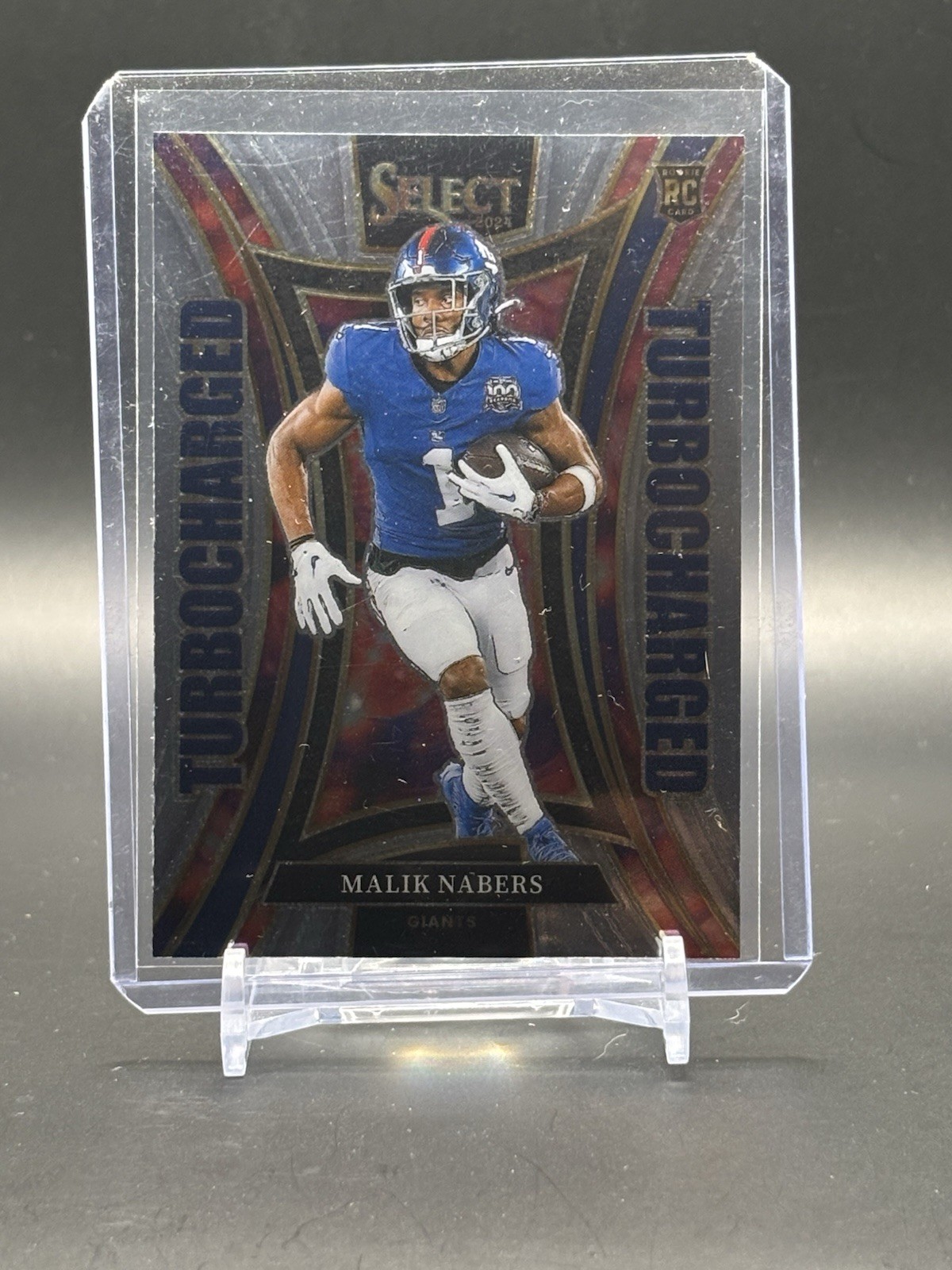 Malik Nabers 2024 Panini Select Rookie RC Turbocharged Insert #15 Giants
