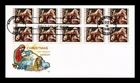 US COVER CHRISTMAS MADONNA AND CHILD BOOKLET FDC HOUSE OF FARNAM CACHET