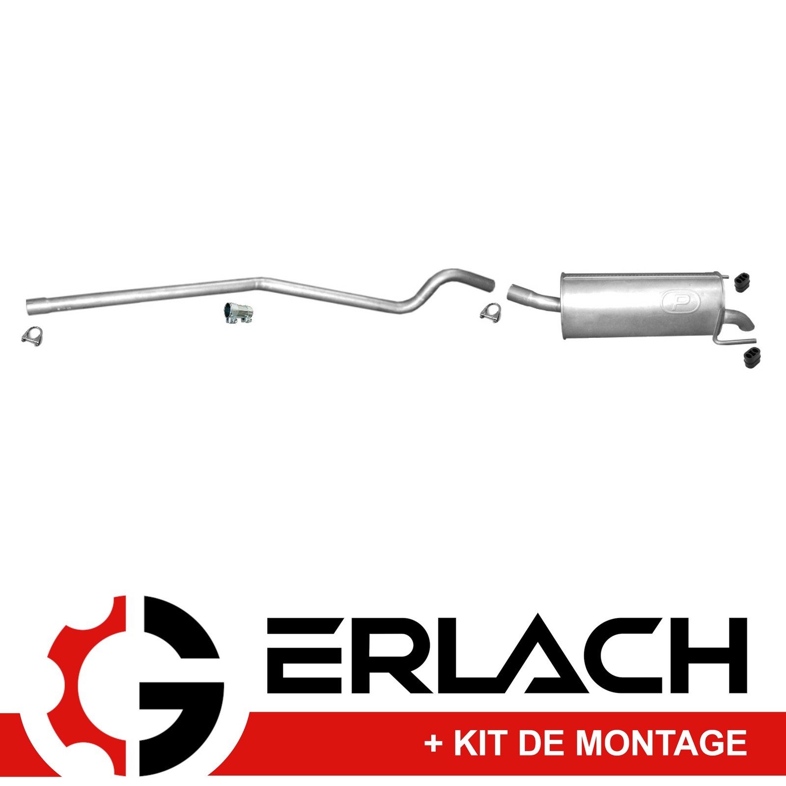 Échappement silencieux Opel Astra H break 1.3 CDTi pour remplacer une pièce rouillée perforée