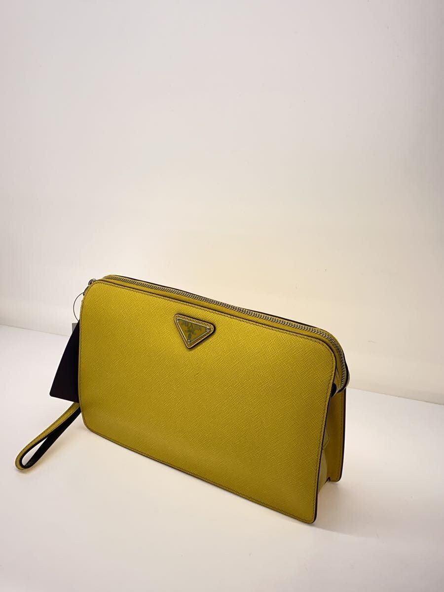 prada ポーチ　クラッチ　2012 イエロー　pouch clutch prada ポーチ クラッチ 2012 イエロー pouch clutch prada