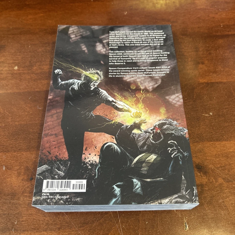Spawn Compendium Volumen #5 por Todd McFarlane, TPB, Ediciones 201-2500 Foto 3 de 3