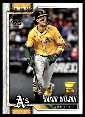 2026 Topps Base #240 Jacob Wilson All-Star Rookie Cup Oakland Athletics
