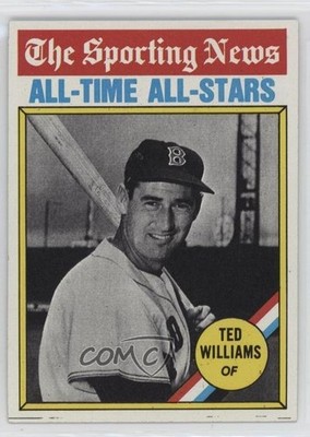 1976 Topps The Sporting News AllTime All-Stars Ted Williams #347 HOF 0q3