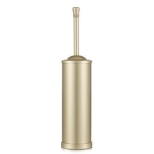 Gold Toilet Brush and Holder Set,304 Stainless Steel Toilet Bowl Brush and Ho...