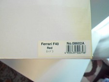 1/12 Kyosho Ferrari F40 diecast el, unexhibited item