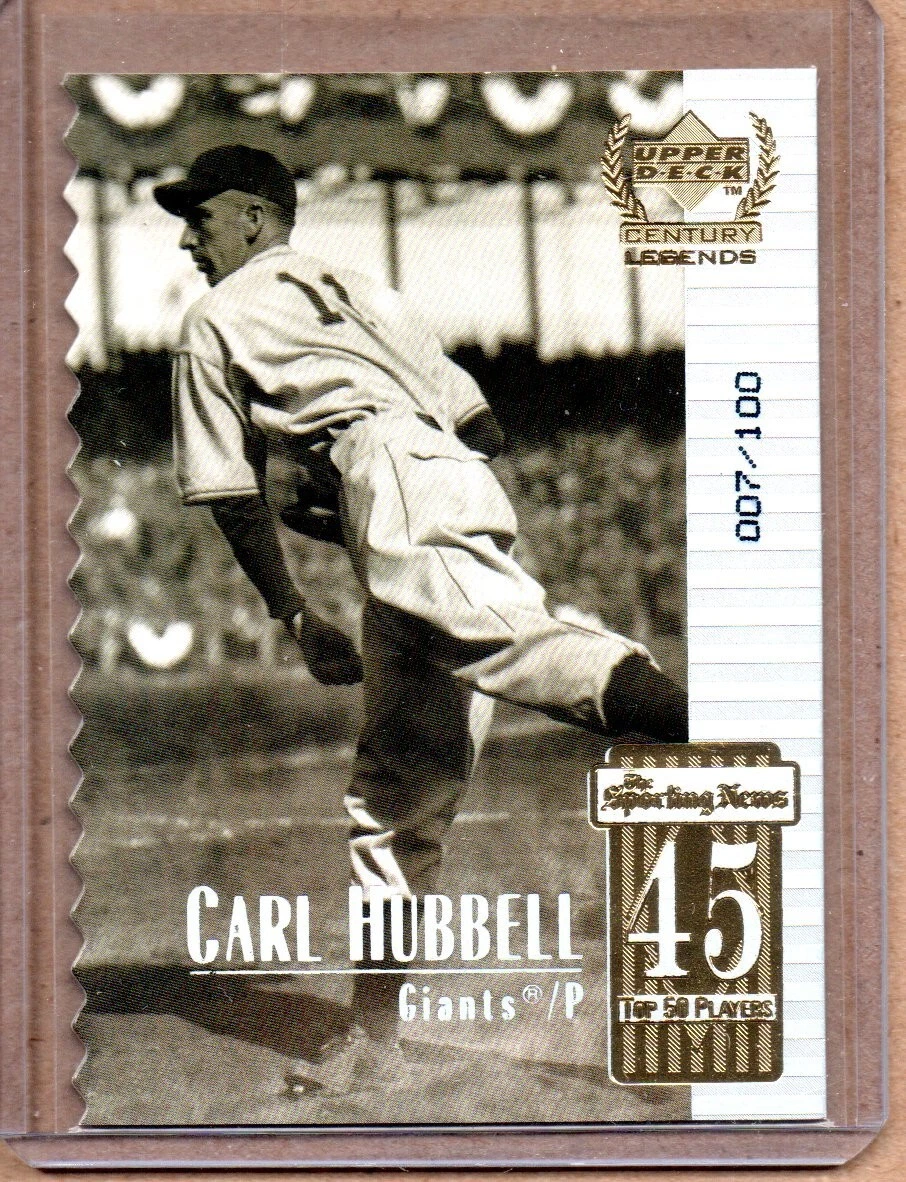 Carl Hubbell Trading Cards for sale | eBay