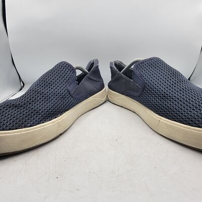 Olukai Lae Ahi Mens 13 Blue Slip On Sneakers Shoes Casual  display picture 2
