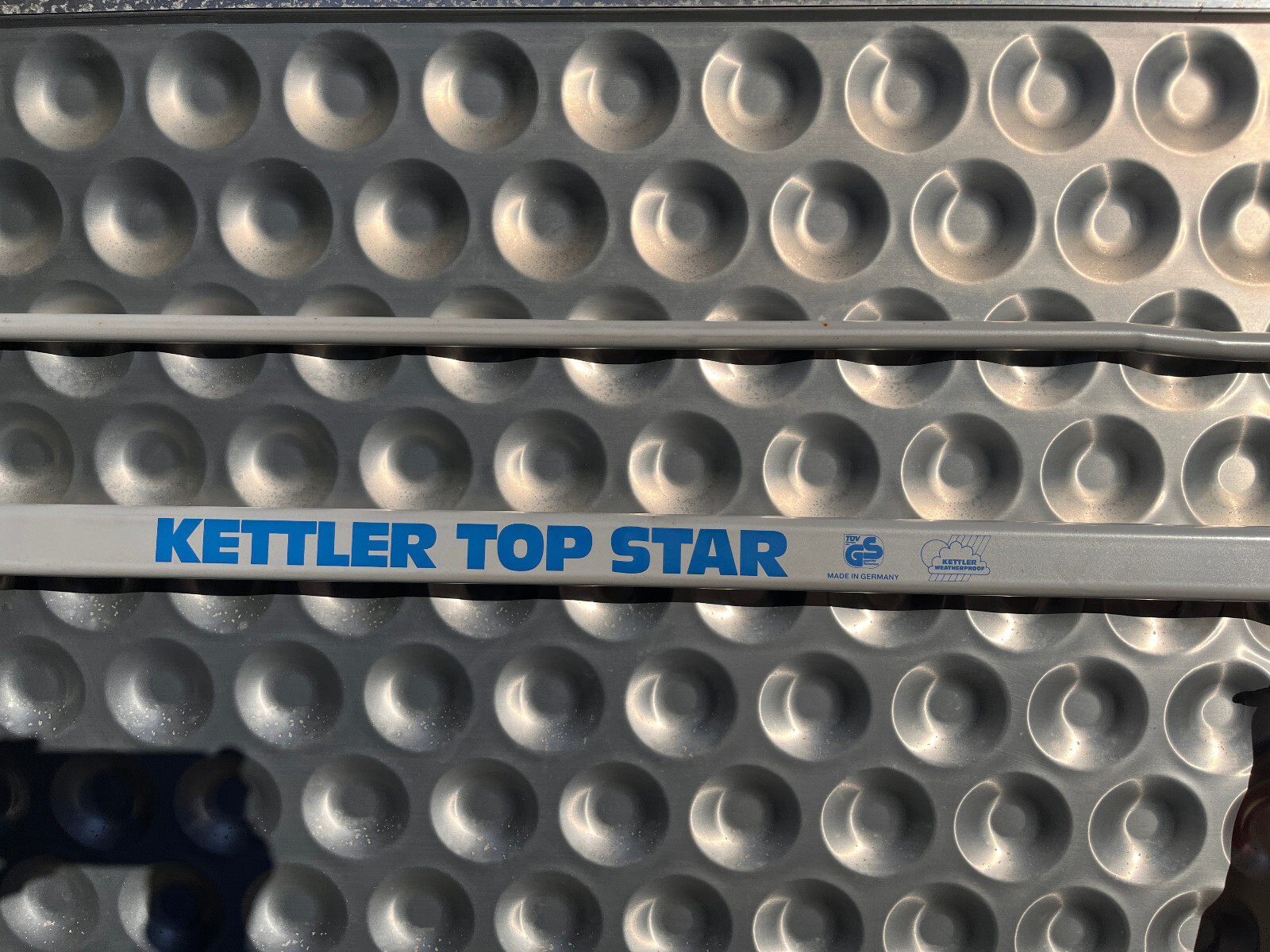 Kettler Top Star outdoor ping pong table folding Sunbrella cover eBay