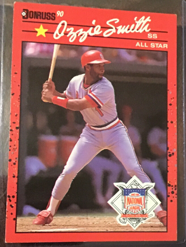 Ozzie Smith 1990 Donruss # 710 Error Card. No Period After Inc. | eBay