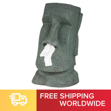 Big Moai Jr. RH-371 Tissue Stand Holder Home Kitchen Decor Polyresin