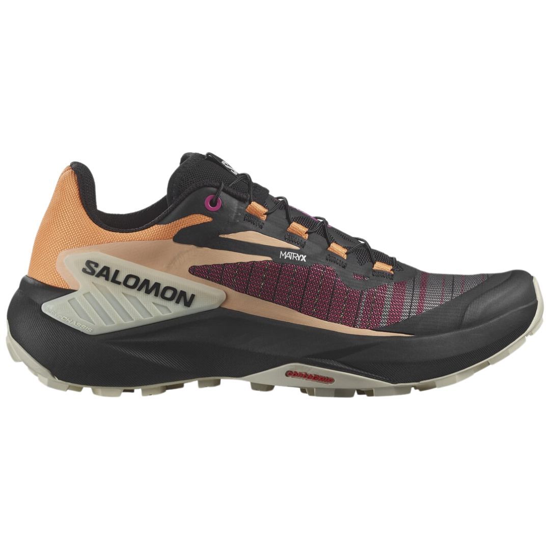 Salomon Genesis Scarpe da Trail Running Donna Nero Mandorla W10