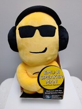 Emoji Speaker Man Loud Plush Speaker Plug  Play